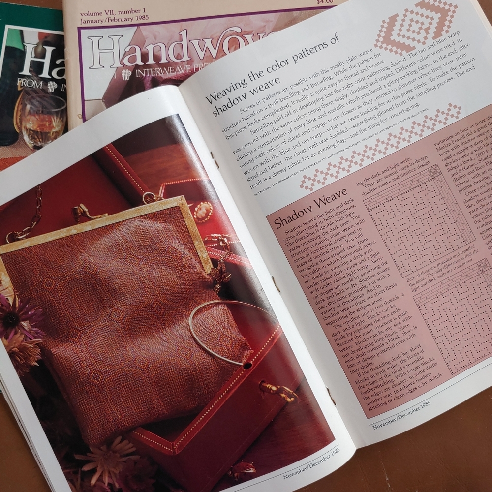HANDWOVEN Weaving Magazine 1985 - Picture 5 of 10